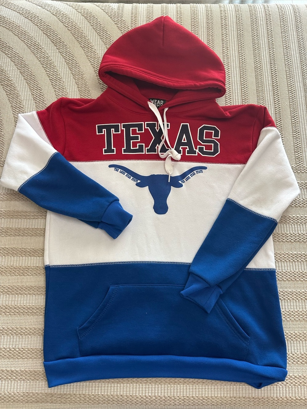 Mens wear code medium Texas hoodie pit 22 length 28.5